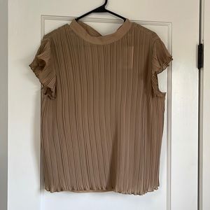 Pleated blouse